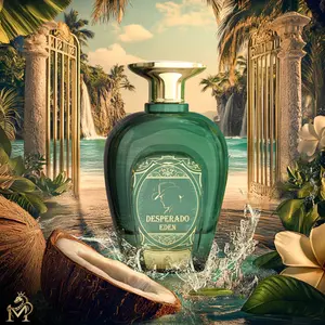 Mahajan Desperado Eden Eau de Parfum for Men 3.4 oz | Tropical Woody Green Fragrance with Mint, Coconut & Sandalwood | Long-Lasting Signature Scent Tonka Bean with Edp Strength