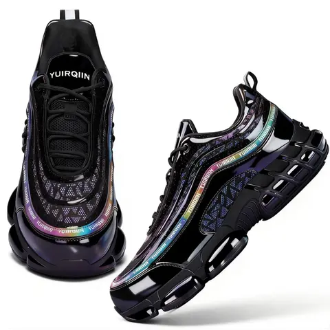 Men's & Women's Industrial Work Footwear - Round Toe, Slip-On, Lightweight, Nonslip, Water-Resistant, Breathable, Insulated Composite Toe Safety Walking Shoes for Multi-Season Use