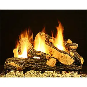 Bevengo  30 Inch Canyon Oak Home Hearth Gas Logs, Real Look