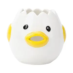 Cartoon Egg Separator Ceramic Egg White Yolk Separator Tool Kitchen Baking Gadget Utensils