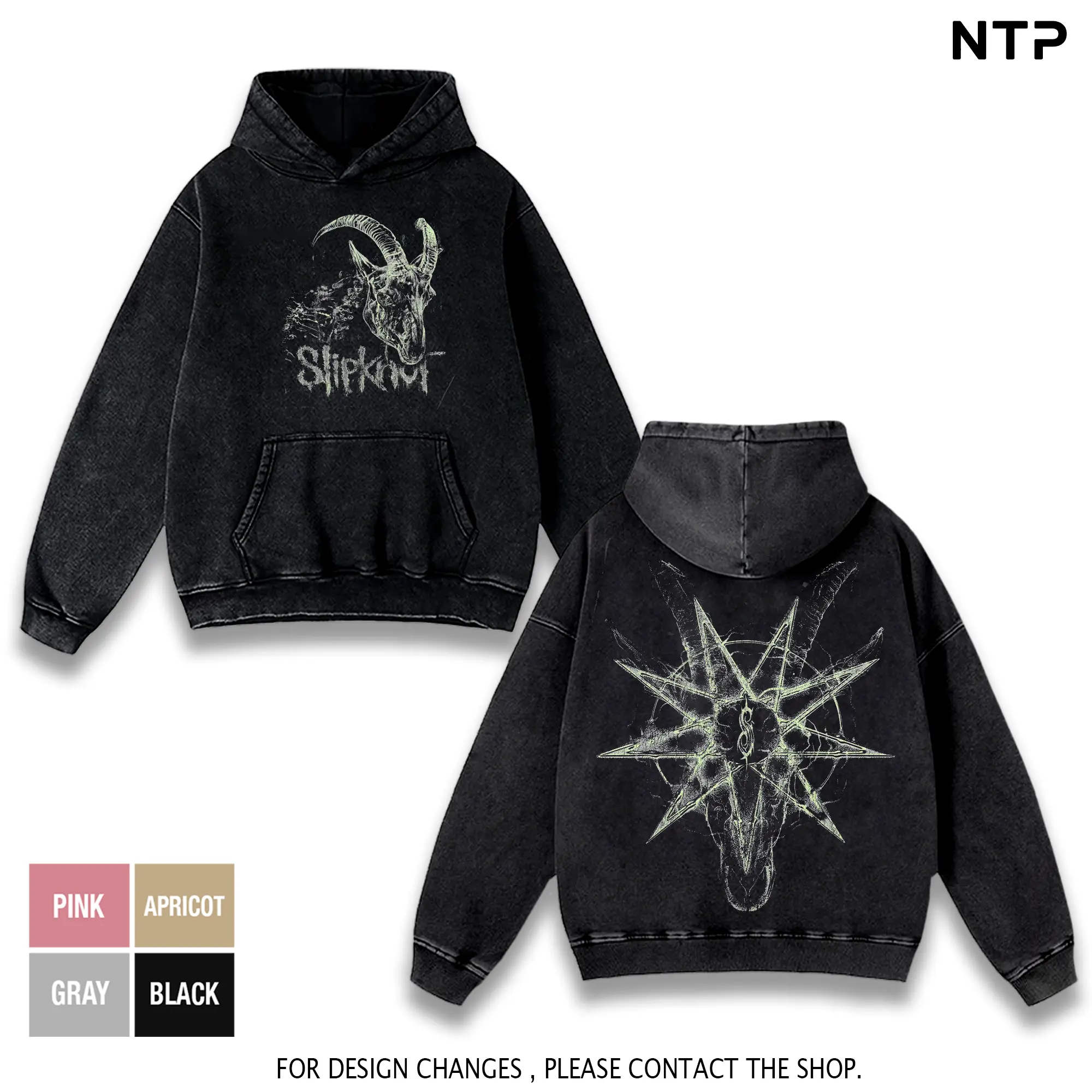 Men's Classic Heavy Wash Seamless Oversized Cotton Hoodie - Slipknot "Welcome to 1999" Graphic Print, Iowa Album Art Nu Metal Top, Soft Multi-Size Unisex Rock Band Gift for Rock Music Fans