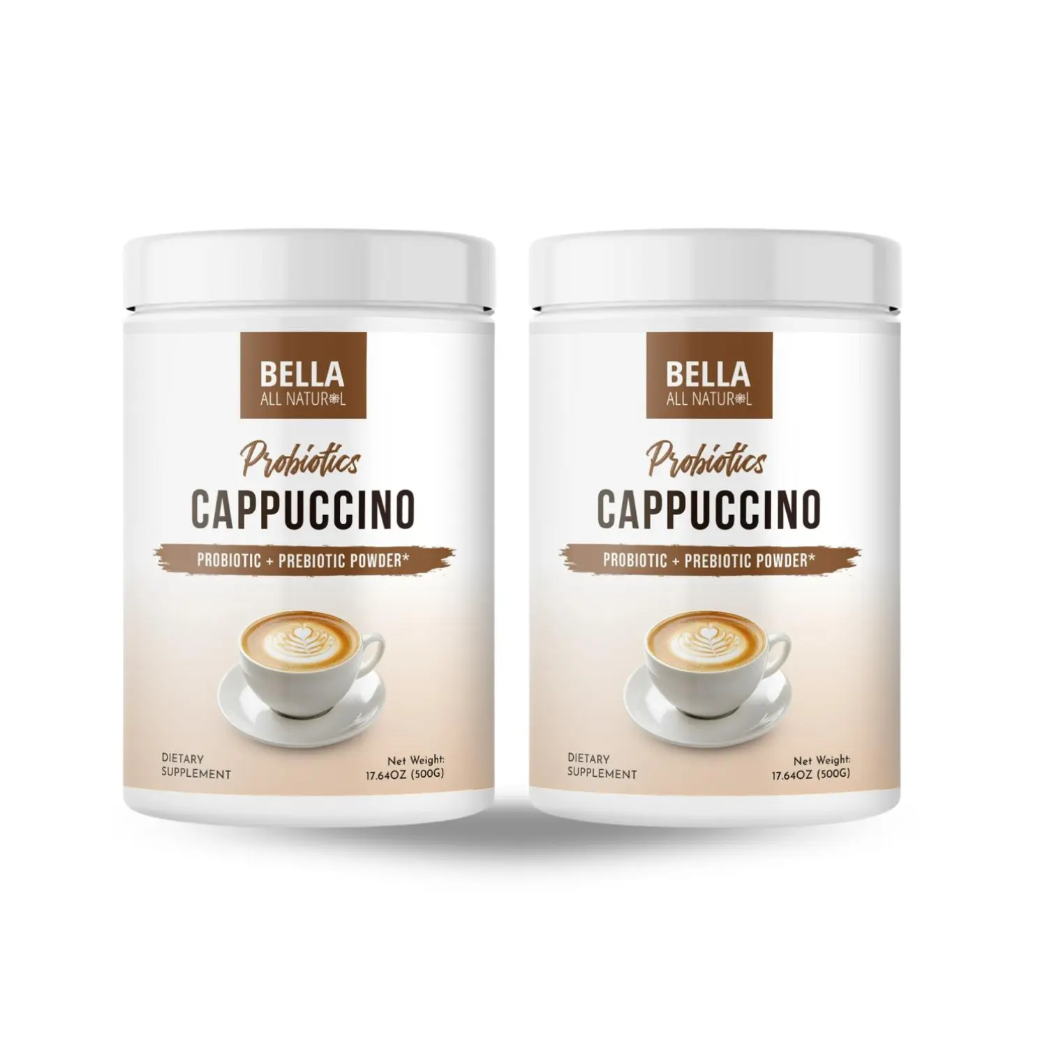 2 Pack Bella All Natural Creamy Cappuccino