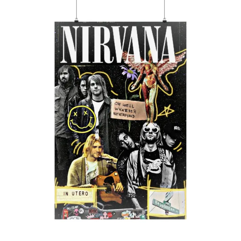original nirvana poster baby - TikTok Shop