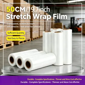 Pe Transparent Packaging Film, Ideal for Express Delivery, Goods Storage, Moving, Dust-Proof Item Packing, Durable and Reliable