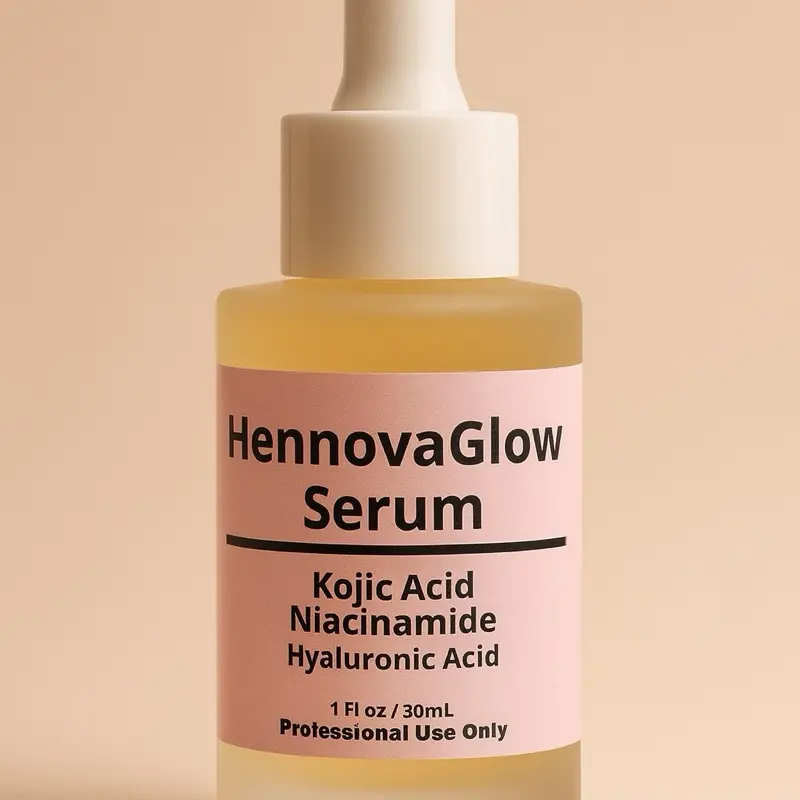 Glow Serum with Kojic Acid Niacinamide & Hyaluronic Acid for Brighten Hydrate & Renew Skin 30ml