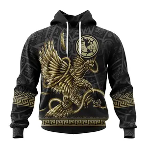 LIGA MX Club America Special Black And Gold Design With Mexican Eagle ST2301
