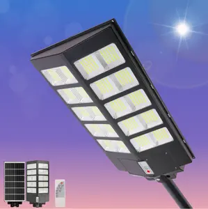 Hoodink Solar Street Light Outdoor  3 Modes LED Motion Sensor Security Wall Lamp for Garden Street Yard Fall Porch Decor IP65 Waterproof with Remote Control