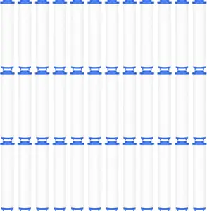 36 Pcs Shower Head Filters 3.7 Inch PP Cotton Filter Cartridge Filter High Pressure Handheld Turbo Fan Shower Heads Filter for Detachable Propeller Jet Sets