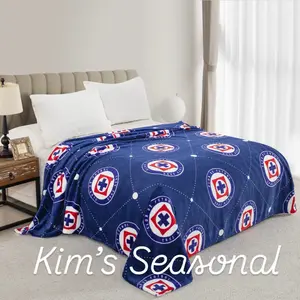 Cruz Azul Super Plush Ribbon Packing 1 Ply Blanket - Soft and Cozy