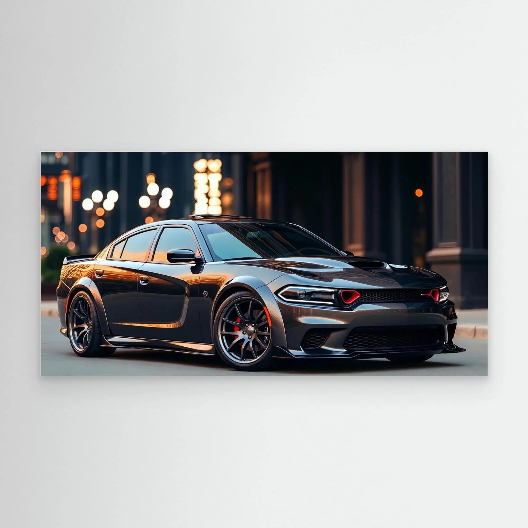 Urban Predator – Hellcat-Inspired Car Art