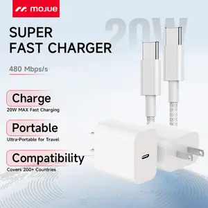 2 Pack 20W Super Fast Charger with 10FT/6FT Type-C to TYPE-C Cable for iPhone 17/16/15,iPad,Android,USB Mobile Smartphone ChargingDevice Electronic Cellphone