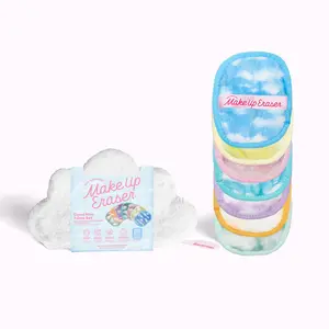 MakeUp Eraser Cloud Nine 7-Day Set - Erase Makeup with JUST WATER, Reusable & Machine Washable Makeup Remover