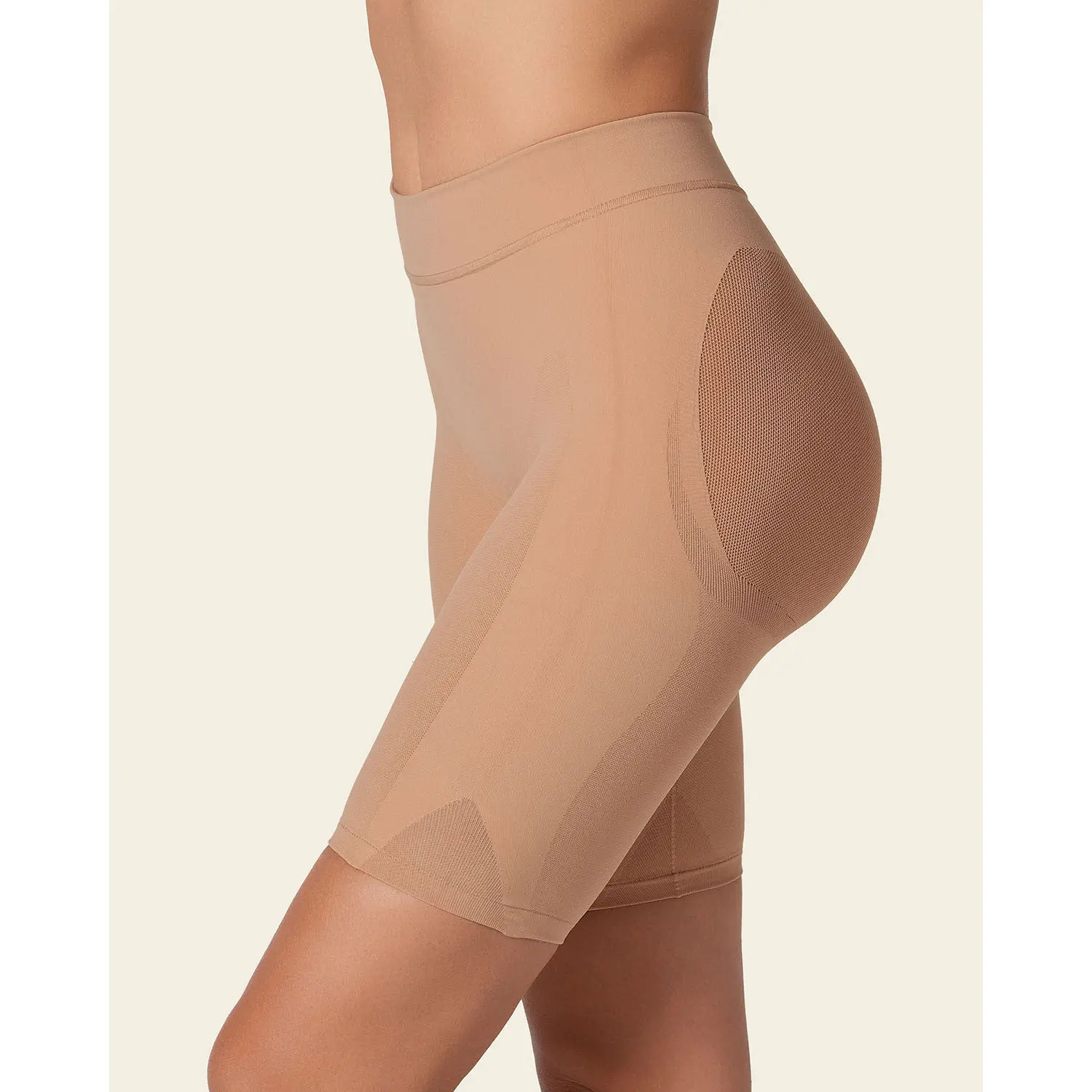 Leonisa SmartShape Short – Moderate Compression Shapewear with Natural Butt-Lifting Effect | Invisible Seamless Boyshort for Everyday Smoothing and Comfort