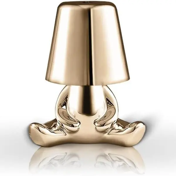 Bedside Touch Control Table Lamp,Gold Decor Thinker Statue LED Table Lamp, Cordless rechargeable desk lamp,3-Levels Brightness Room Decor Desk Lamp,Bedside Lamp,Dining Room Lamp