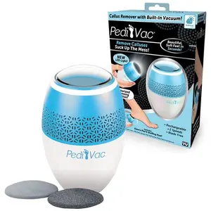 PediVac Electric Foot File Callus Remover, Feet Scrubber Heel Scraper Foot File Pedicure Tool