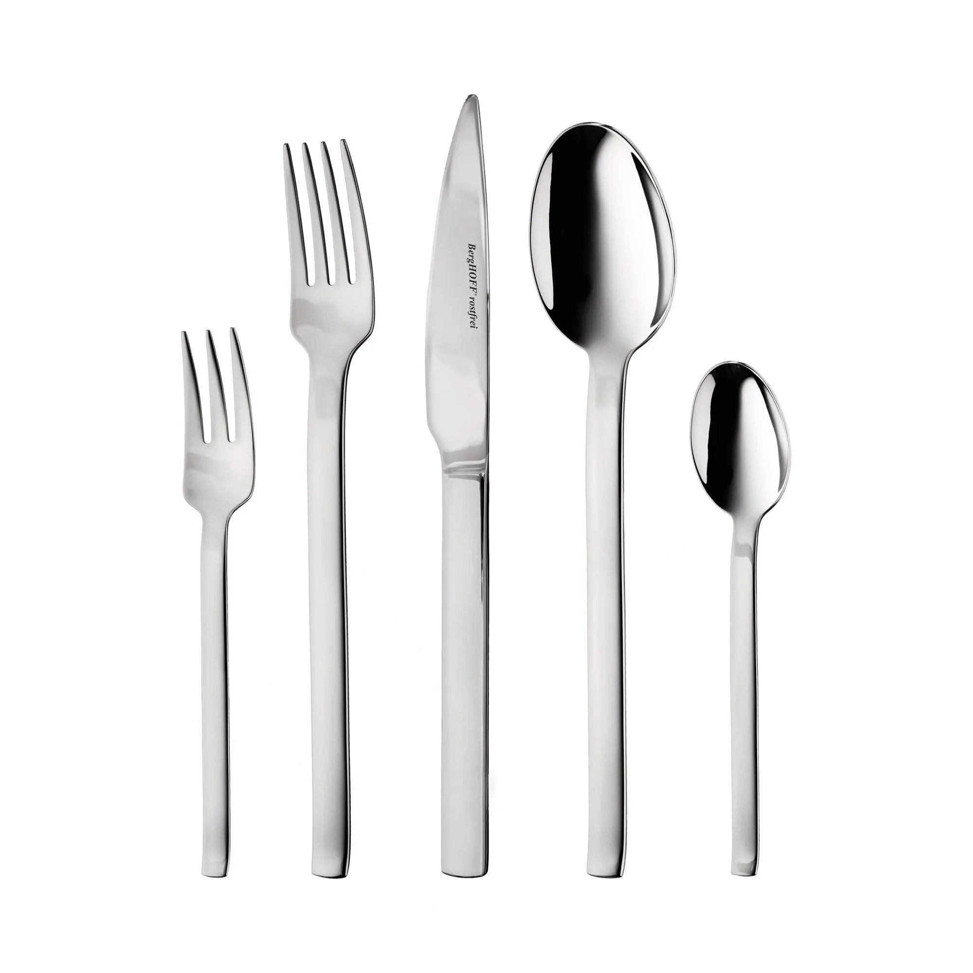 BergHOFF Essentials Essense 60Pc Flatware Set,Serves 12