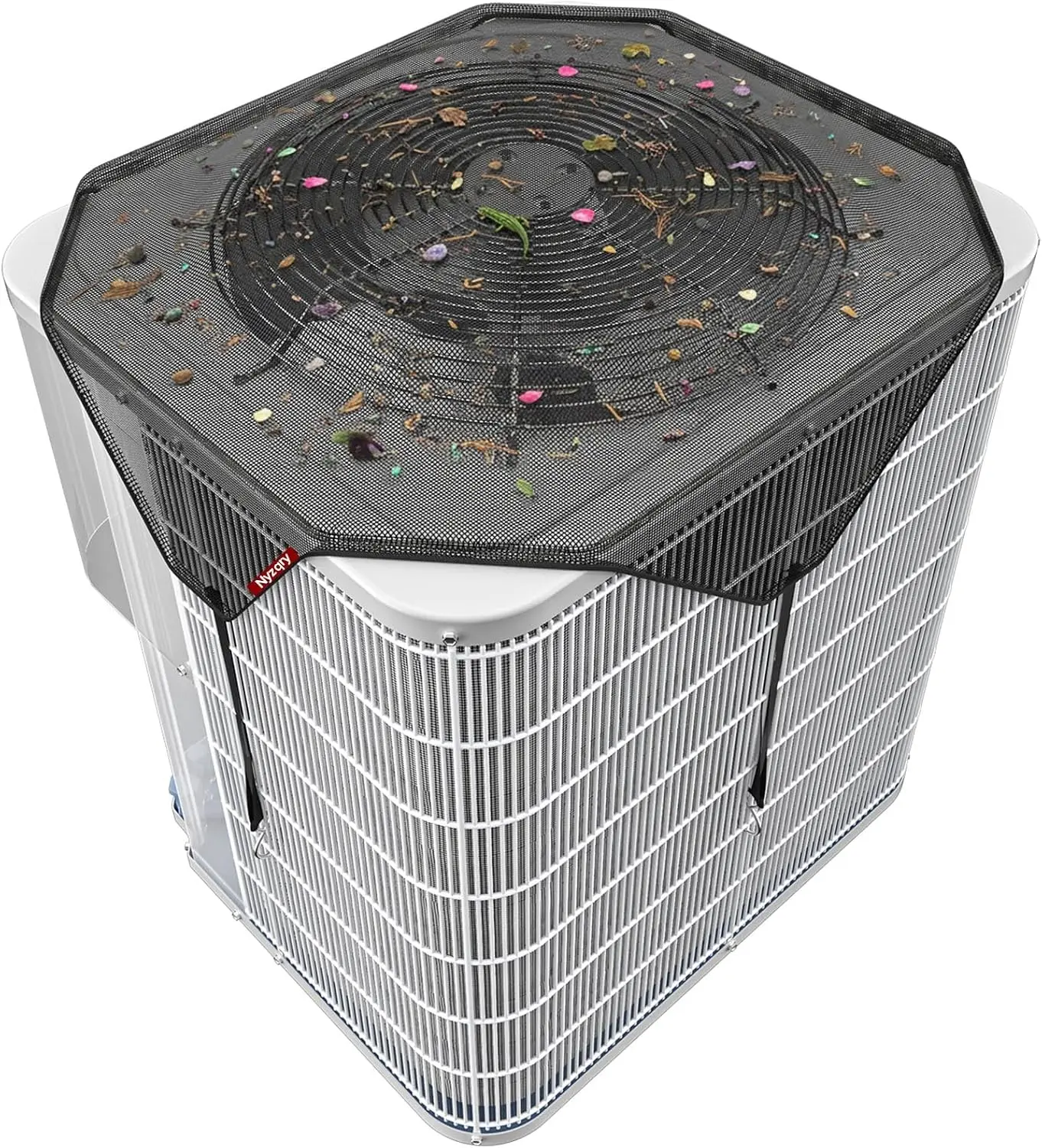 Air Conditioner Cover outside Waterproof Mesh Air Conditioner Cover, 26×26 Inch Outdoor Central AC Condenser Top Cover, Durable Mesh Net Defender for Heat Pump External Unit Protection