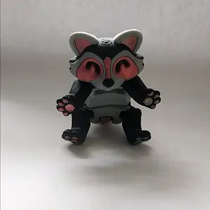 3D Printed articulating Racoon "Trash Panda"