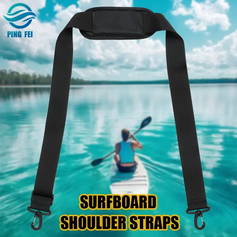 Sup Surfboard Backpack Strap Portable Hanging Belt Multifunctional Shoulder Strap Adjustable Paddle Board Accessories Paddleboard Outdoor Beach