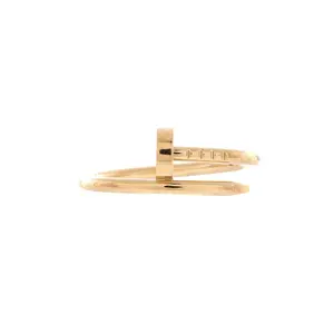 Pre-owned Cartier Juste un Clou Ring 18K Yellow Gold Small by Rebag