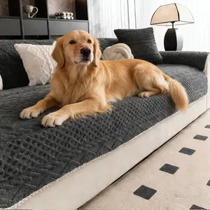 couch covers for sectional sofa sofa covers washable couch covers for dogs Soft Fabric Cat & Dog Friendly Sofa Cover Universal Fit for 1/2/3/4 Seat Sofas Non-Slip Slipcover Comfortable Towel Pet Friendly Easy to Use sectional couch covers for sofa