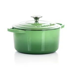 Crock-Pot 3 Quart Enameled Cast Iron Dutch Oven with Lid