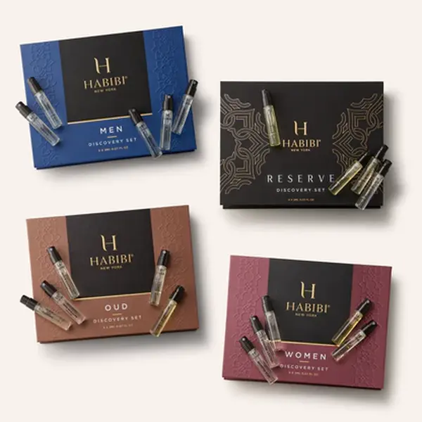 Habibi New York The Full Collection Fragrance Sets, Unisex Multi-Pack Fragrance Samples (5x2ML)