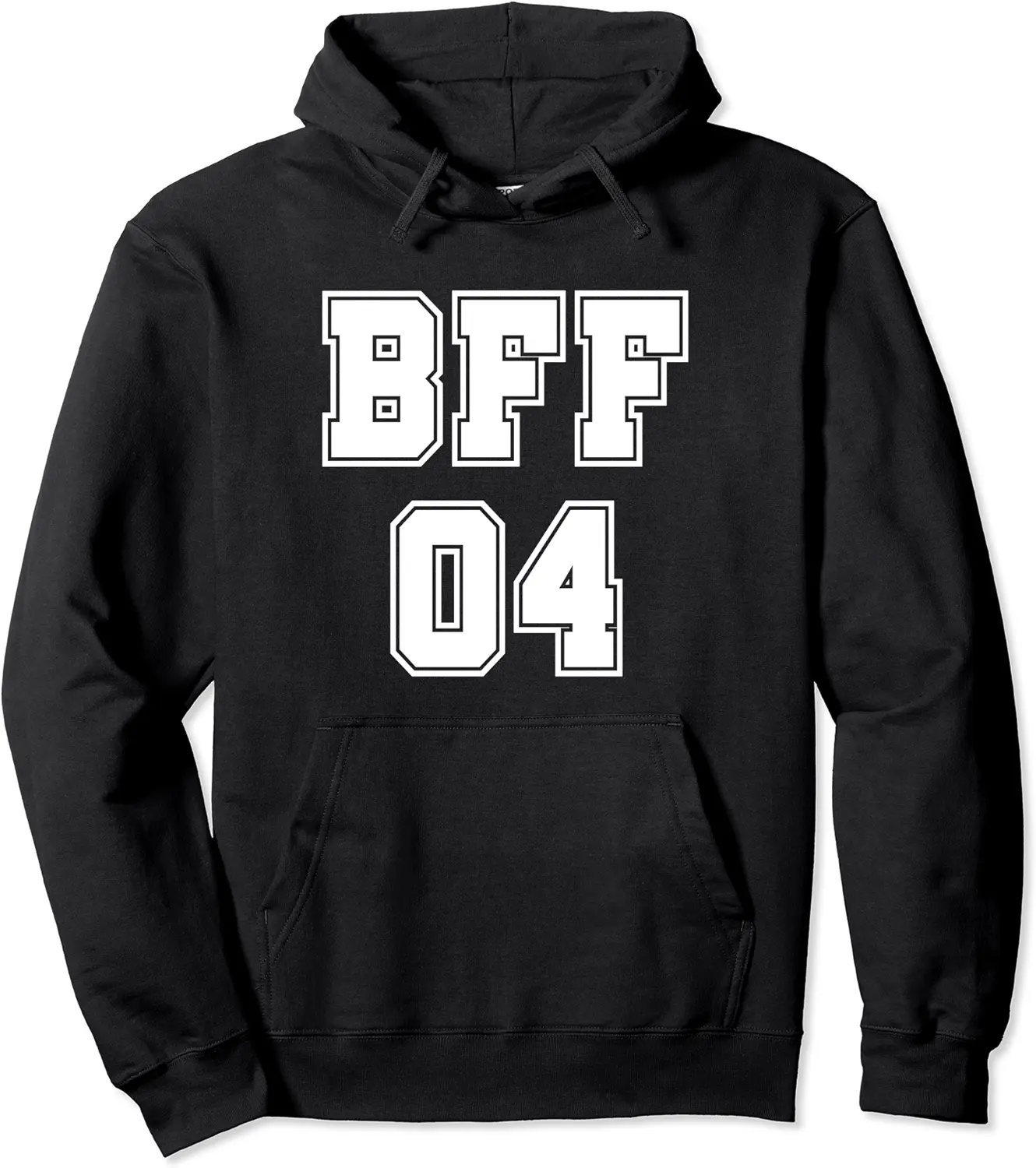 BFF 04 - Best Friend Matching Stuff for 4 or 2-6 Besties Pullover Hoodie - Nicolelebro Shop 83B09JGW659G