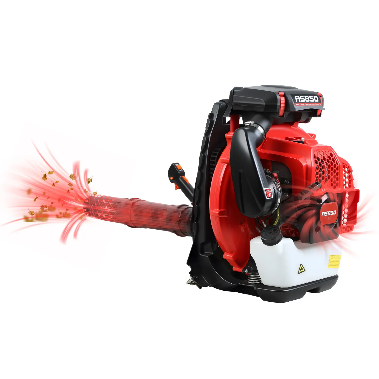 80CC Gas Powered Backpack Leaf Blower - Ergonomic 2-Stroke 900CFM High Speed Portable Multifunctional Jet Blower for Patio Cleaning, Lawn Care, Gas Powered Leaf Blower