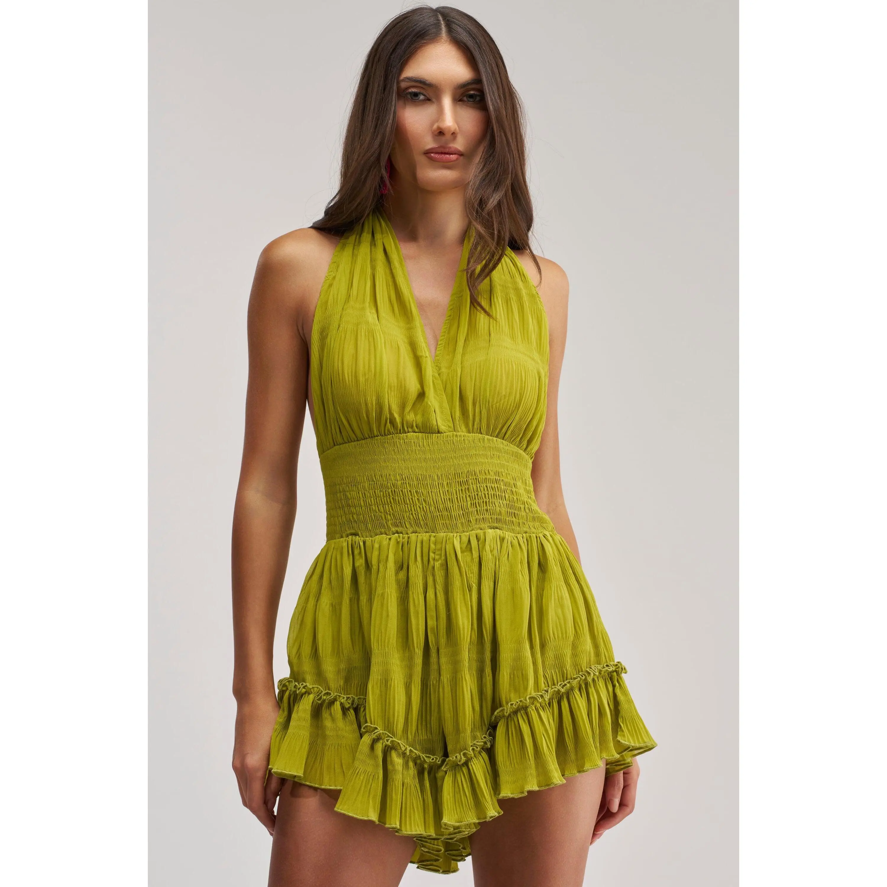 SUMMER DAY CHIFFON SLEEVELESS ROMPER