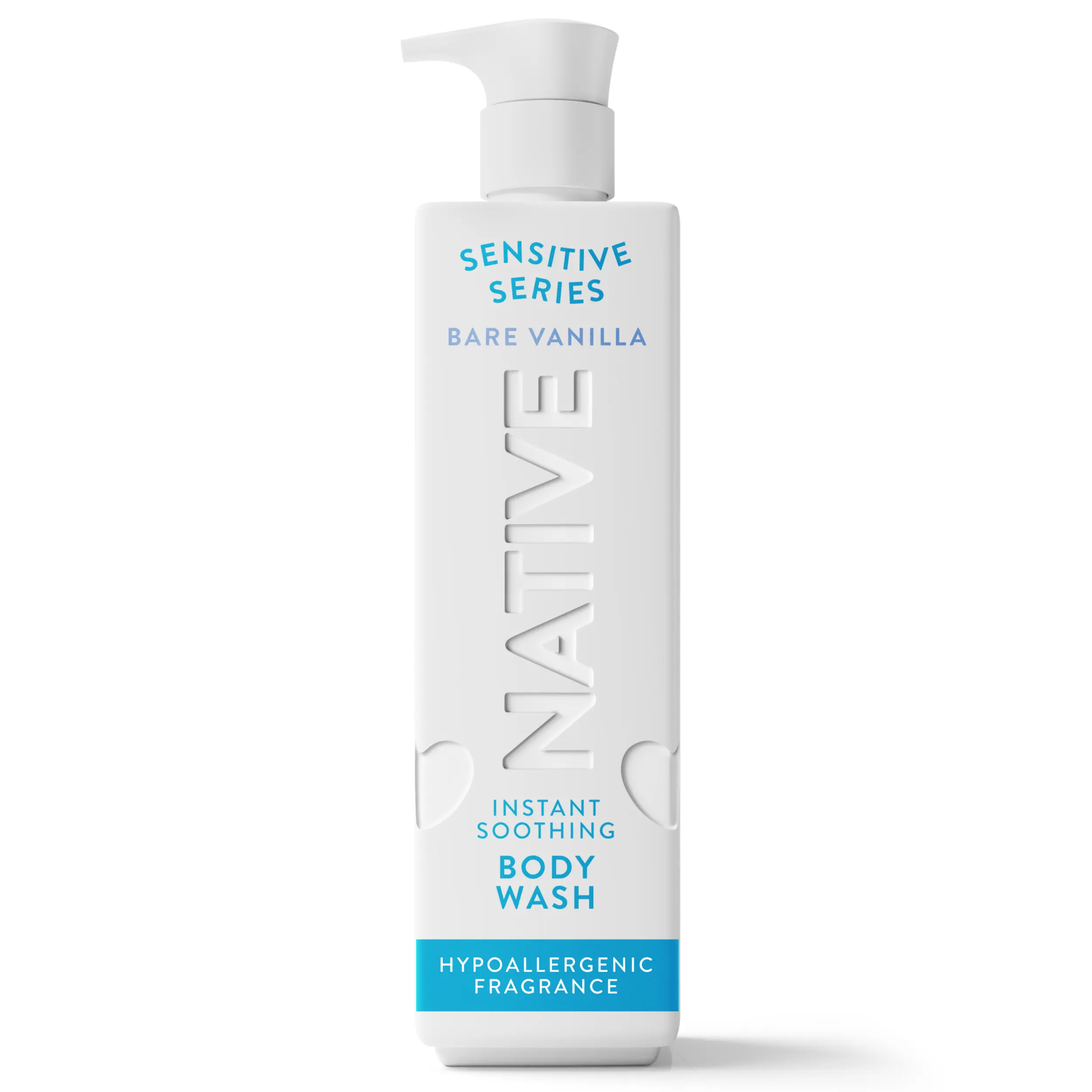 NATIVE Sensitive Series Body Wash – 24HR Hydrating, Gentle Cleanse with Ceramides