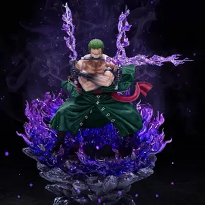One Piece Luffy Figure Roronoa Zoro Three-Blade Sa Maximum, Manga Anime PVC Action Statue, Collectible Model Toy for Gifts