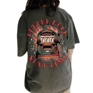 Comfort Color Better Luck Next Time Tee Comfort Colors Western Lucky Shirt Traditional Tattoo Vintage 777 Shirt Grunge Streetwear Yallternative Aesthetic