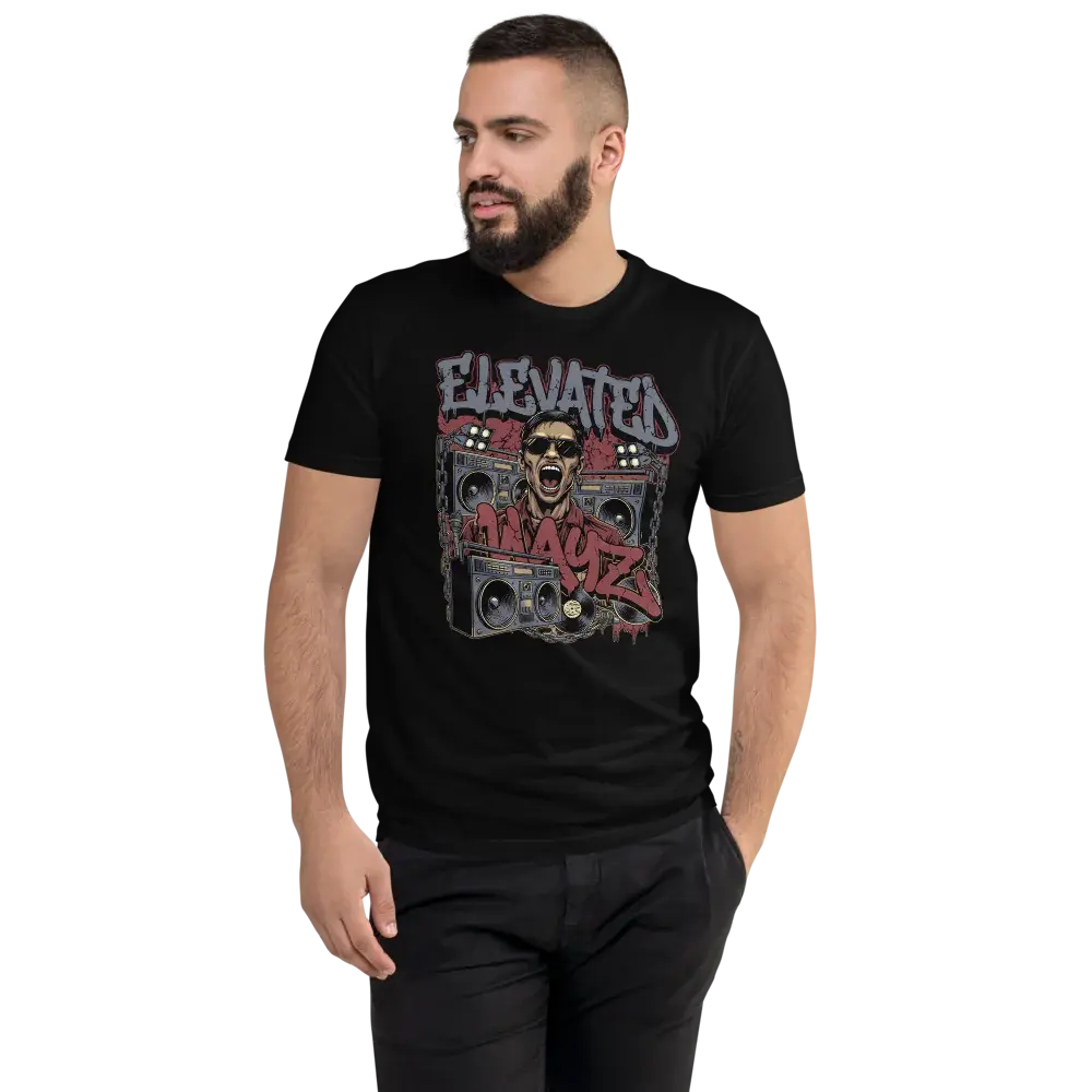 Elevated Wayz Hip Hop Vibes Fitted Tee