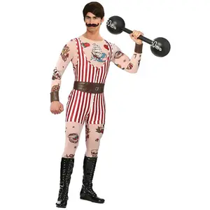 Plus Size Vintage Strongman Costume for Men