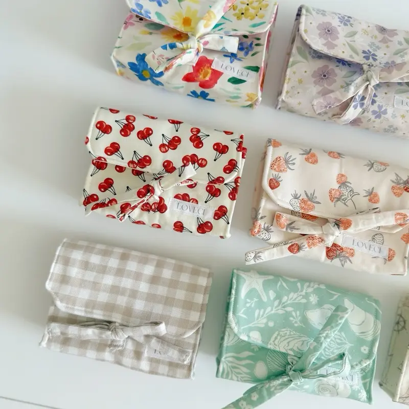 Handmade Digicam Pouch with extra battery pocket