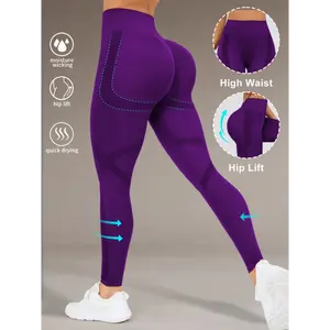 【shipping from US 】 Butt Lifting Sports Yoga Pants, High Waist Running Workout Leggings -  High Waist, Wide Waistband,  Stretchy & Breathable Fabric - For Women - Perfect for Fall & Winter Workouts - Ideal Gift for Fitness Enthusiasts