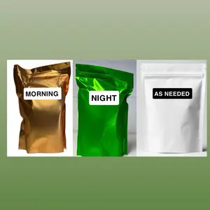 Organic Tea Trio - Digestive - Day & Night Routine  with Extra strength Detox - Bloat Relief