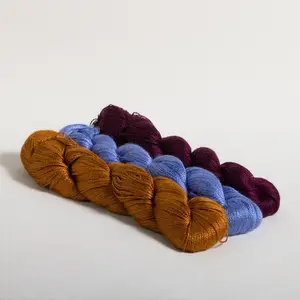 Luminance Lace Yarn | 100% Silk Luxury Lace Weight Yarn for Elegant Knitting & Crochet
