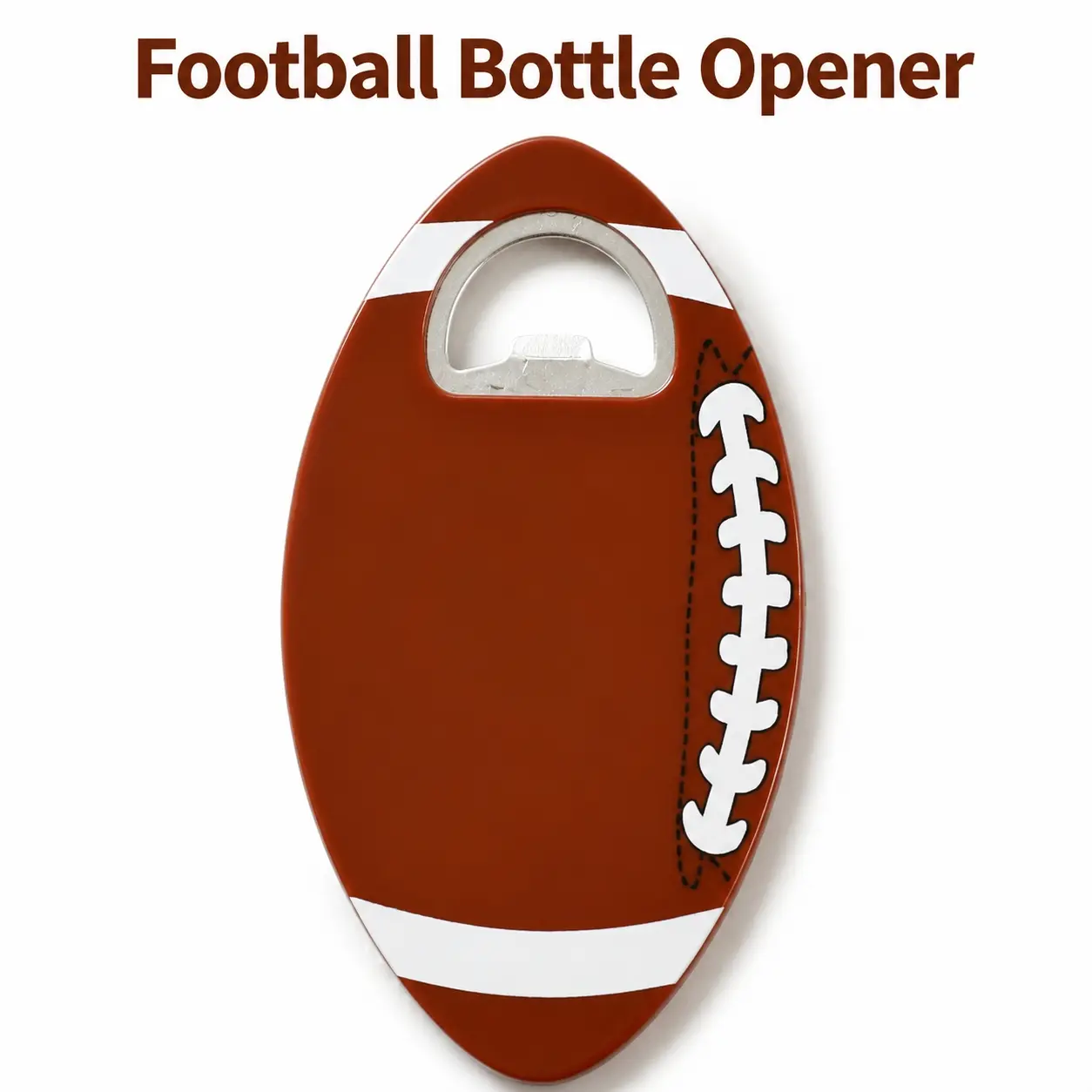Football Bottle Opener, American Football Shaped Bottle Opener, Non-Magnetic Design, Fun Sports Gift for Football Fans, Novelty Bar Tool for Beer Lovers, Home Bar Accessory, Birthday Gift Idea, Unique Sports Gift,#TikTokBackToSchool