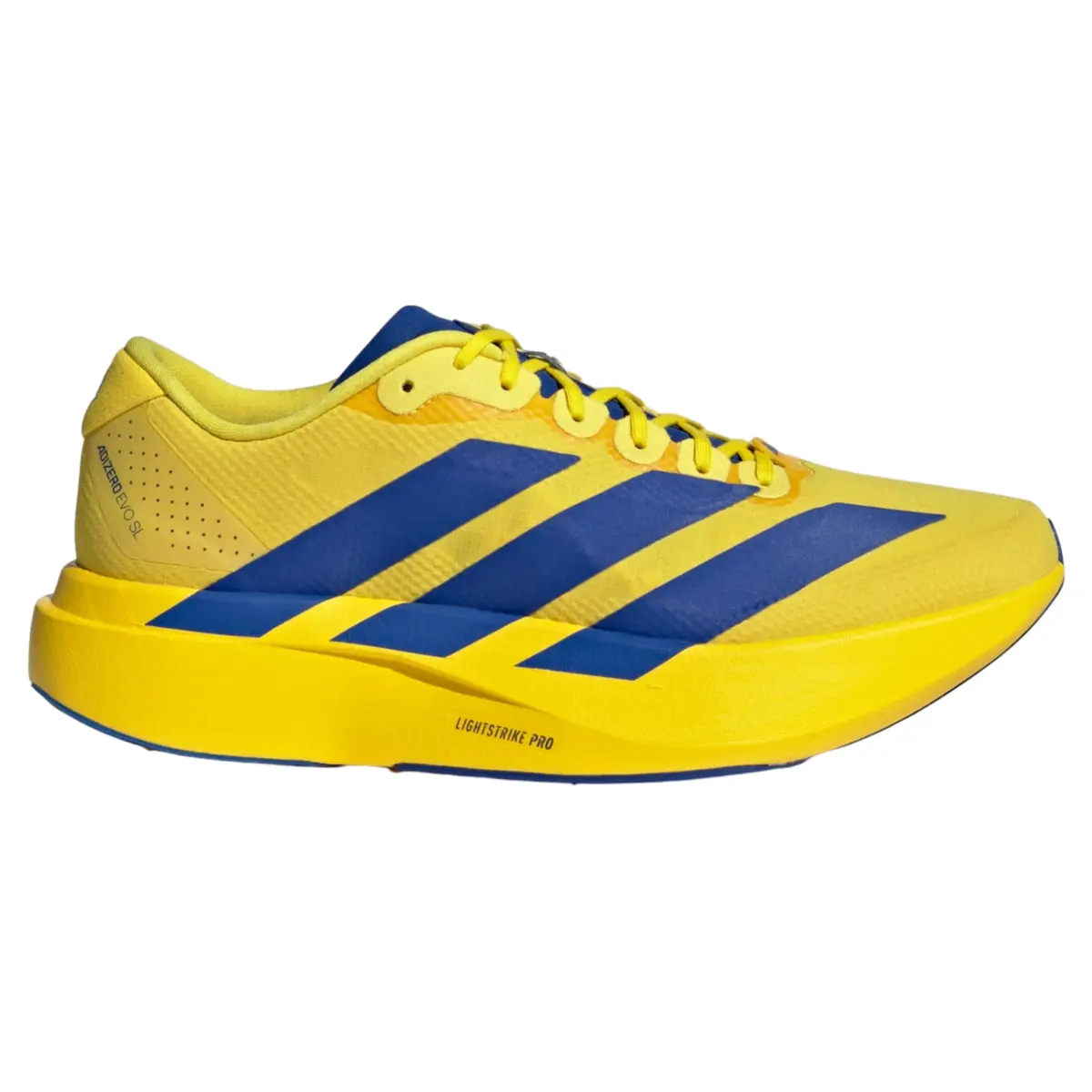 adidas Adizero Evo SL Yellow Royal Blue Men's Fashion Shoes New