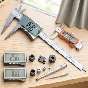 High Precision Digital Caliper, Portable Digital Caliper, LCD Screen Display Caliper, Hand Measuring Tool for Home & OfficeGift