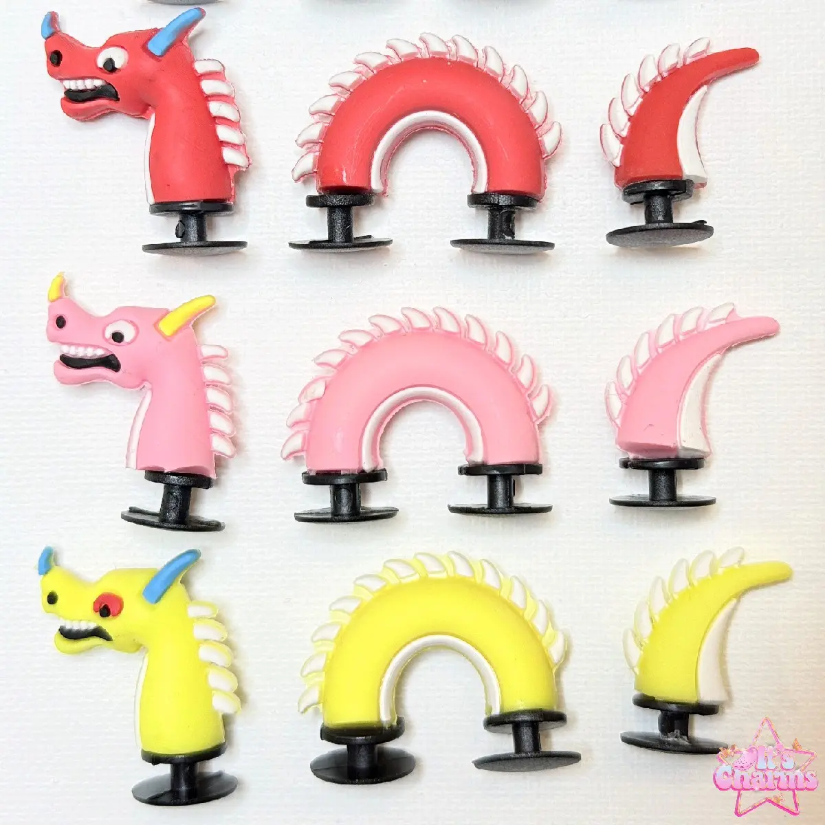 3D Pop up Croc Accessory - Dragon/Snake/Gator Shoe Charms - Footwear