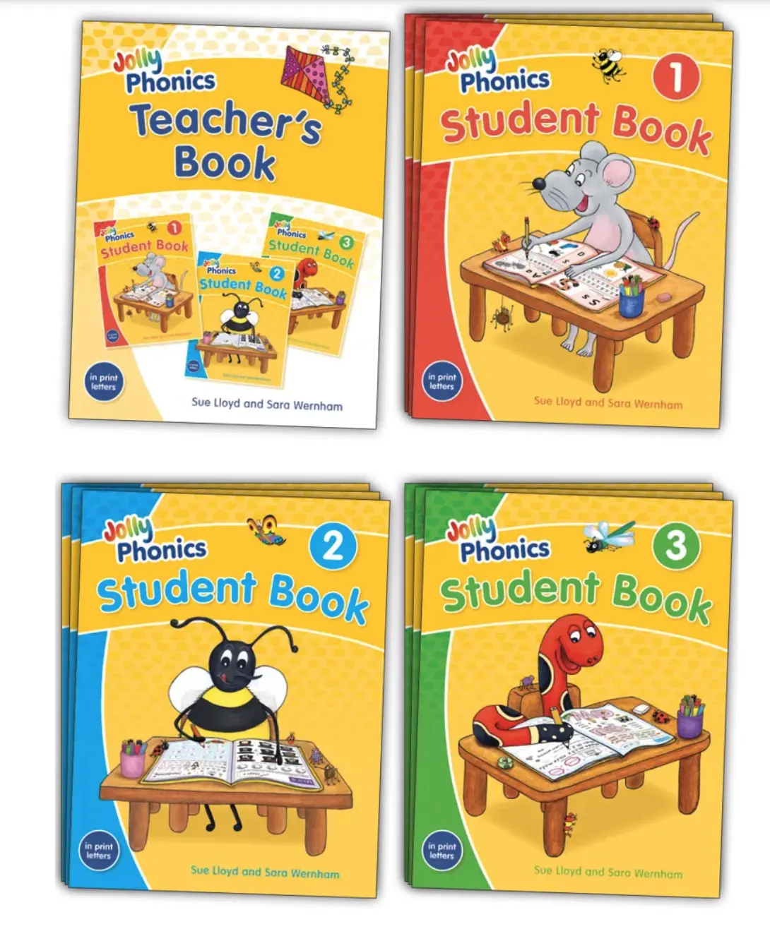 Jolly Phonics Class Set (in print letters)