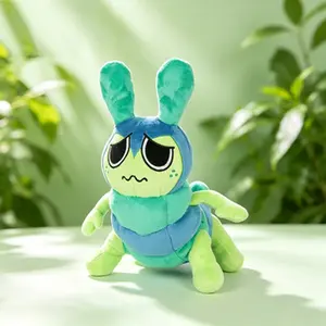 Cute Ugly Weird Plush Toy Set Funny Fantasy Garden Insect Flower and Fruit Stuffed Animal Dolls Soft Room Decor Unique Creative Gift `