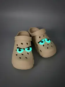 Luminous Eye Design Shoe Charm, Novelty Glow in The Dark Shoe Decoration, Fashionable Shoes Decorations for Clogs, Shoes Accessories for Men & Women