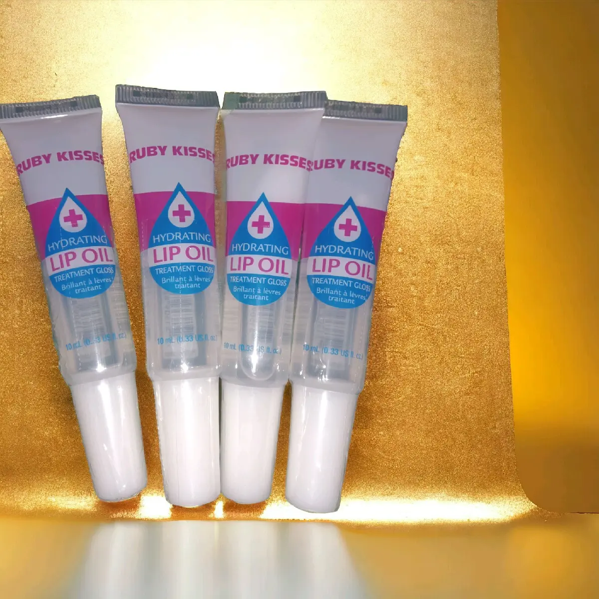 Ruby Kisses Hydrating Lip Oil Gloss – Moisturizing, Non-Sticky Shine, Long-Lasting | Single or Bundle Options
