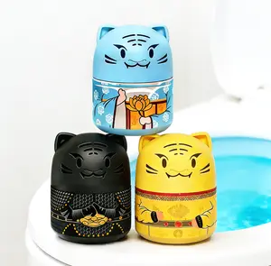 Cute Automatic Toilet Bowl Cleaner Drop In Tank Blue Water Freshener Hard Water Stain Remover Ring Eliminator Bathroom Cleaning Hacks For Apartment Dorm Renters Students Lazy Home Essentials 3 Scents Unique Tiger Design