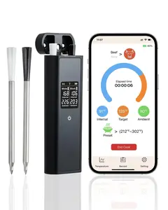 Gaomon Wireless Digital Meat Thermometer with 2 Probes, 820ft+ Range, Bluetooth, Ceramic, Waterproof, Stainless Steel for Indoor Grilling, BBQ, Smoker,summerwins