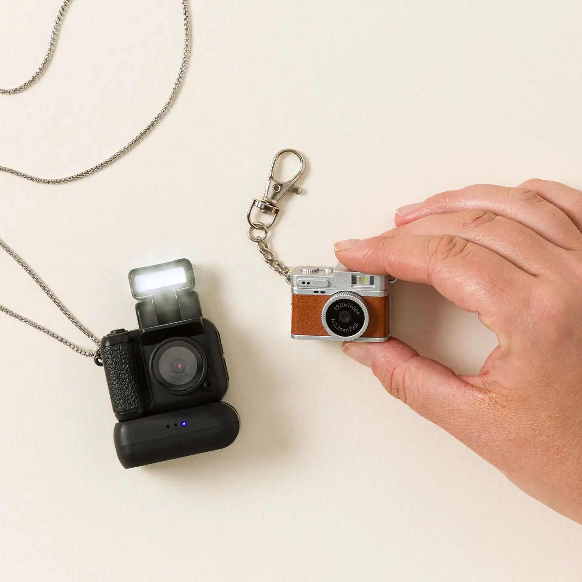 Sonder Brands LLC Retro Mini Wearable Point & Shoot Camera - Rechargeable, Micro SD Card Compatible, Cable Charging Support Sonder Brands LLC Retro Mini Wearable Point & Shoot Camera - Rechargeable, Micro SD Card Compatible, Cable Charging Support